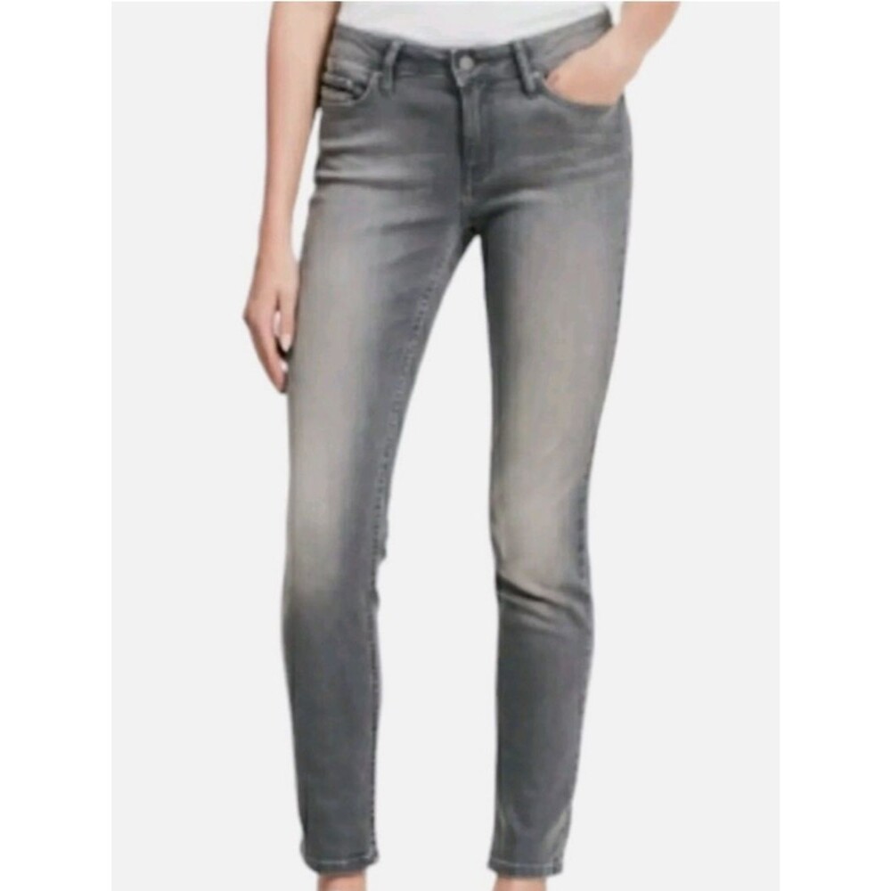 Calvin Klein Stonewashed Gray Denim Womens Size 8 NWOT